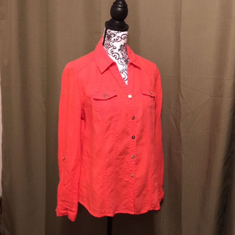 JM 100% linen size 6 PINK